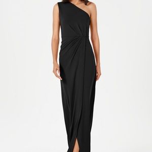 Calvin Klein One-Shoulder Gown